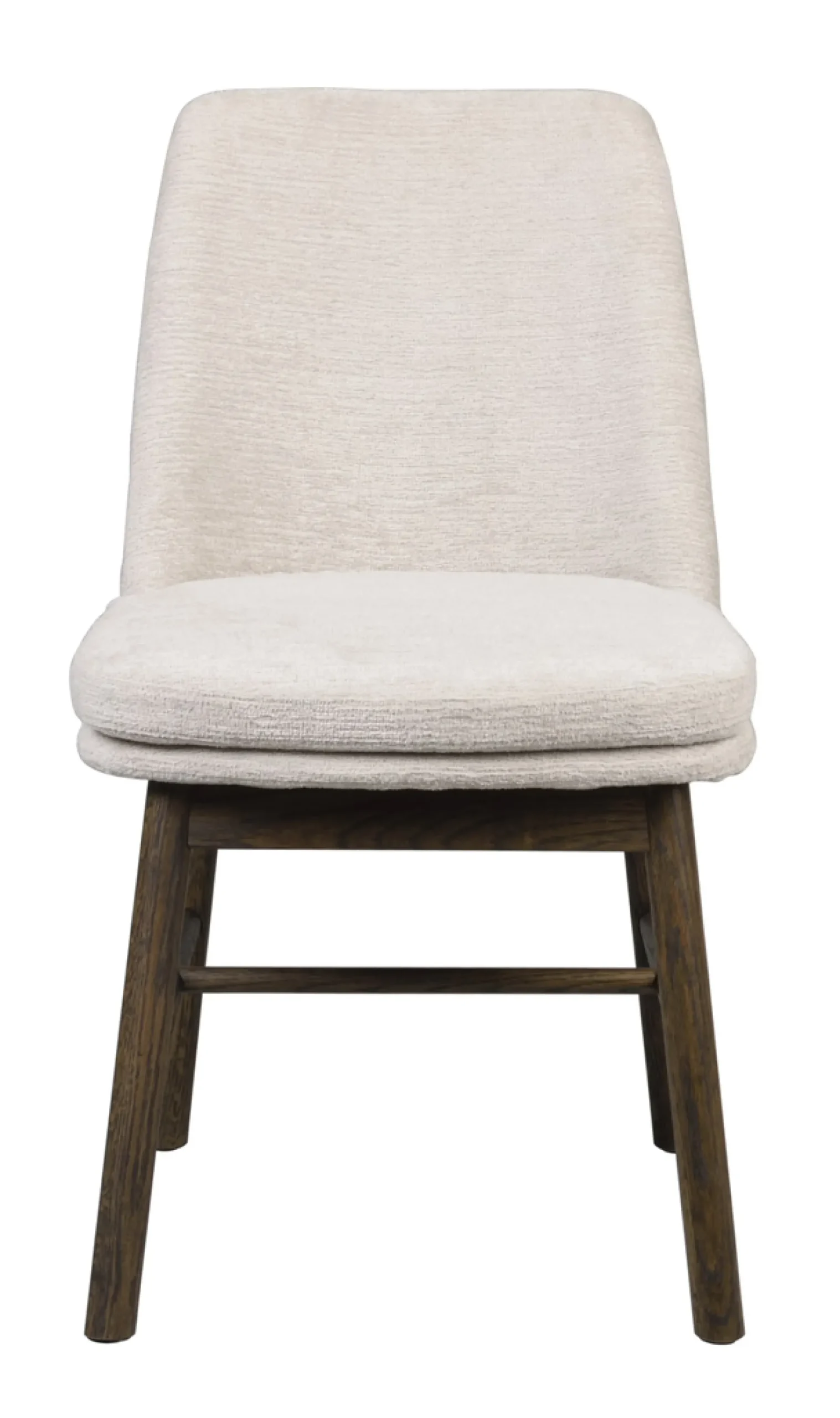Amesbury (ruokatuoli vaalea beige kangas/ruskea tammi jalat)
