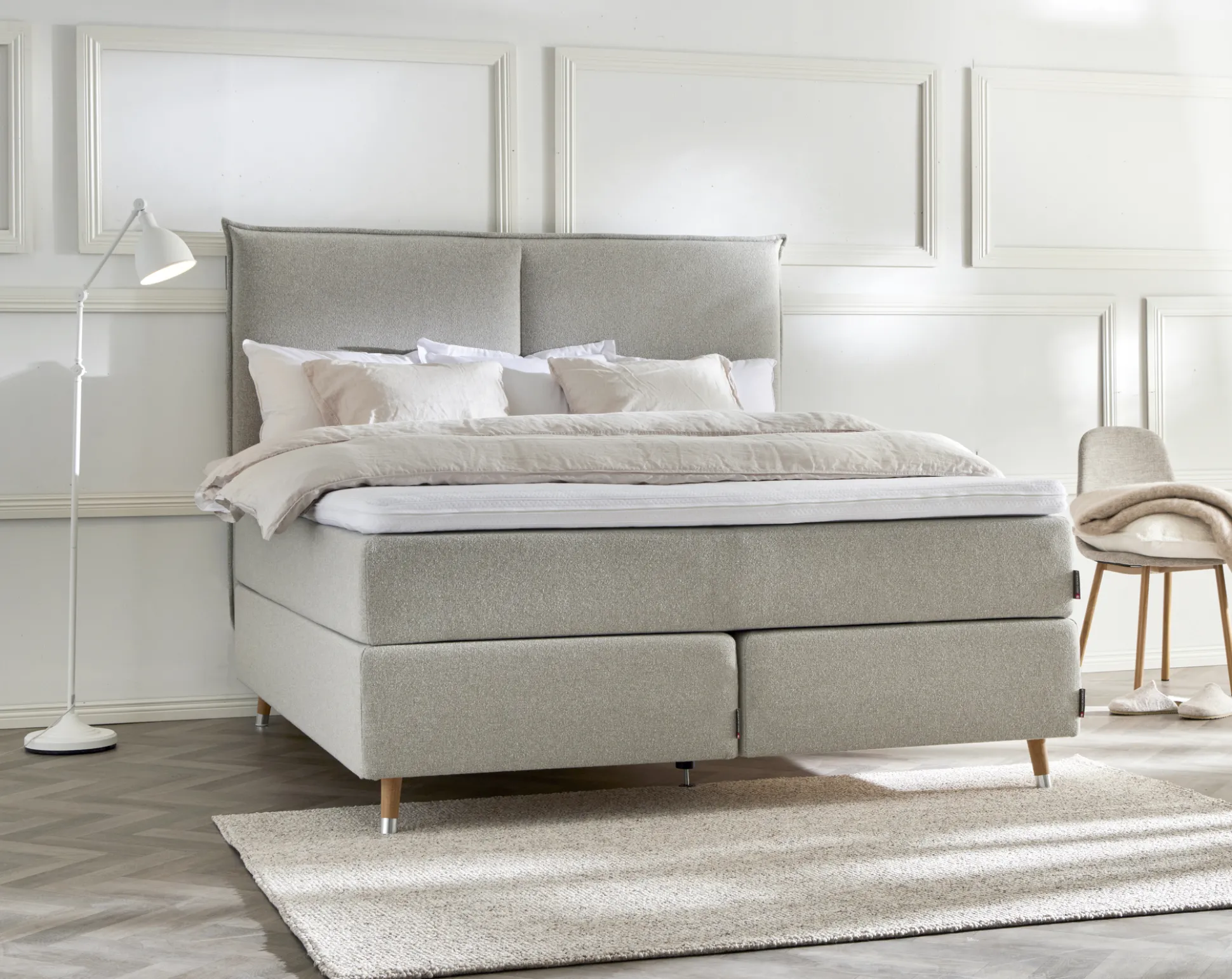 Asko Bonnell Balance (jenkkisänky 5-vyöh. 160x200cm hard beige sis. pääty (ei sis. pp))