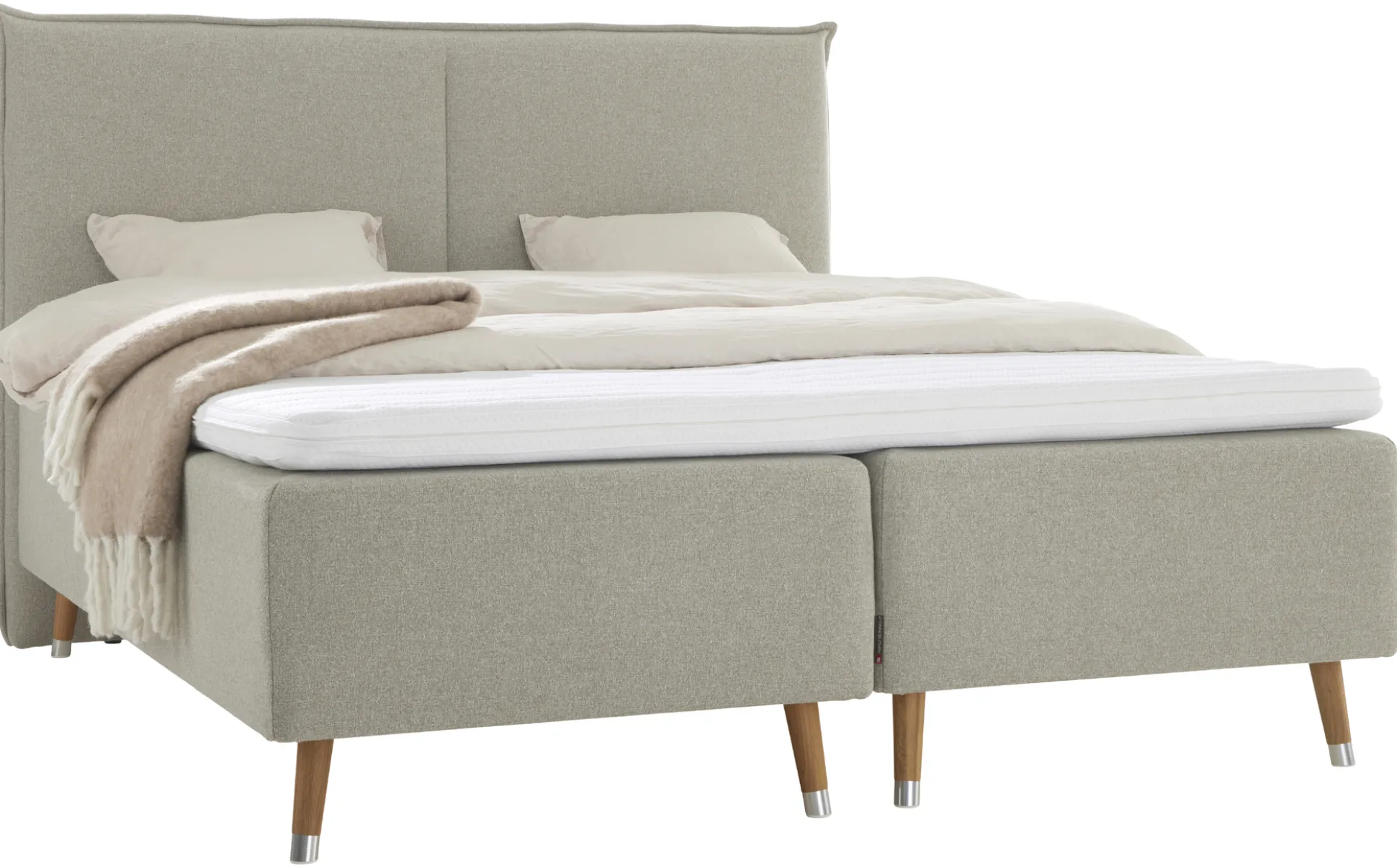 Asko Bonnell Balance (runkopatja 160x200cm medium/hard beige sis. 6cm älyvaahto-petauspatja + pääty)