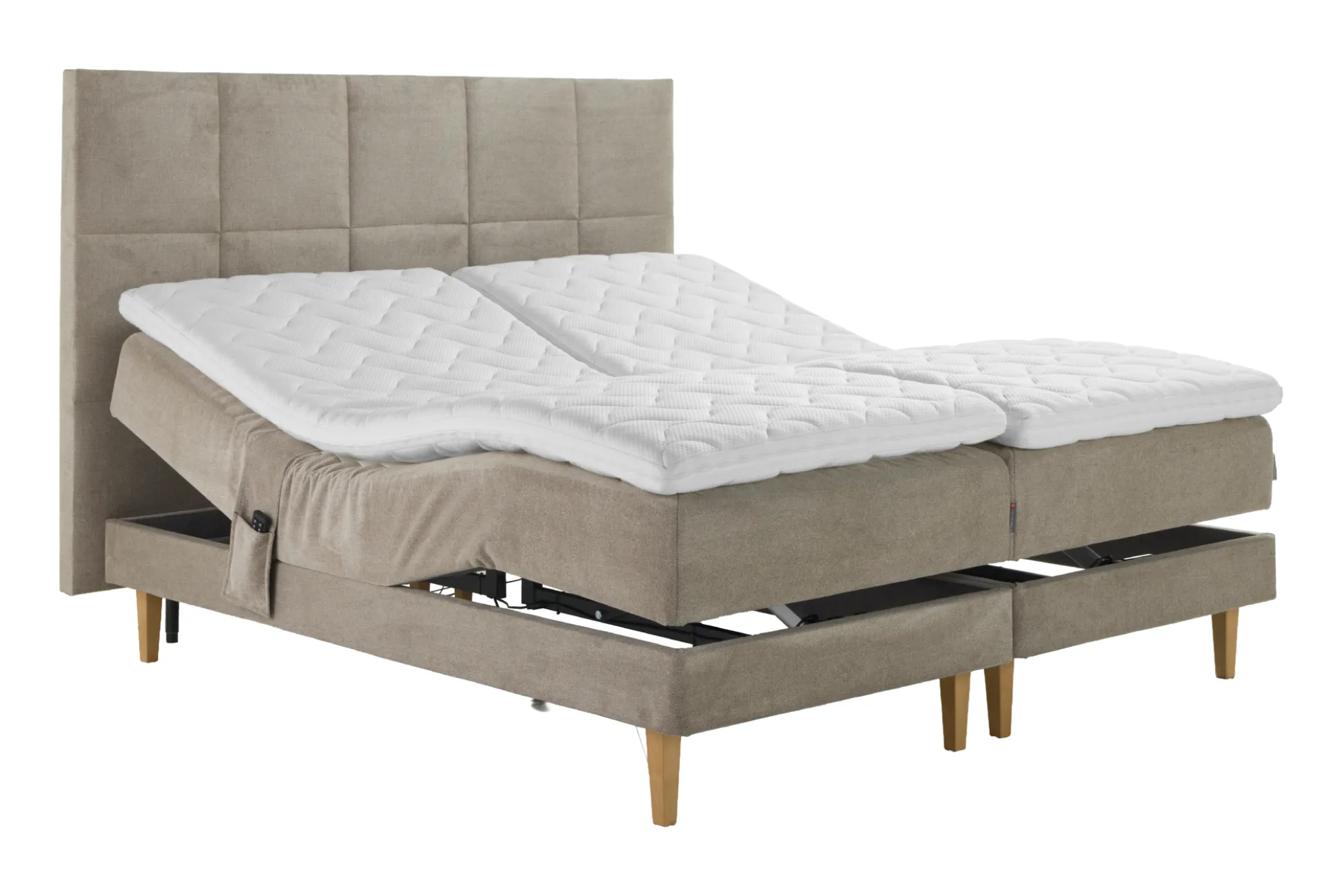 Asko Bonnell Comfort Plus (moottorisänky 180x200cm extra hard/hard Moon 05 sis. Supersoft petauspatja + pääty)