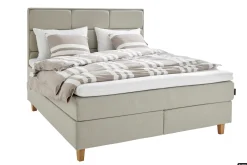 Asko Bonnell Dreamflow (jenkkisänky vyöhyke 160x200cm hard beige (sis. 6cm älyvaahto pp + isoruutu pääty))