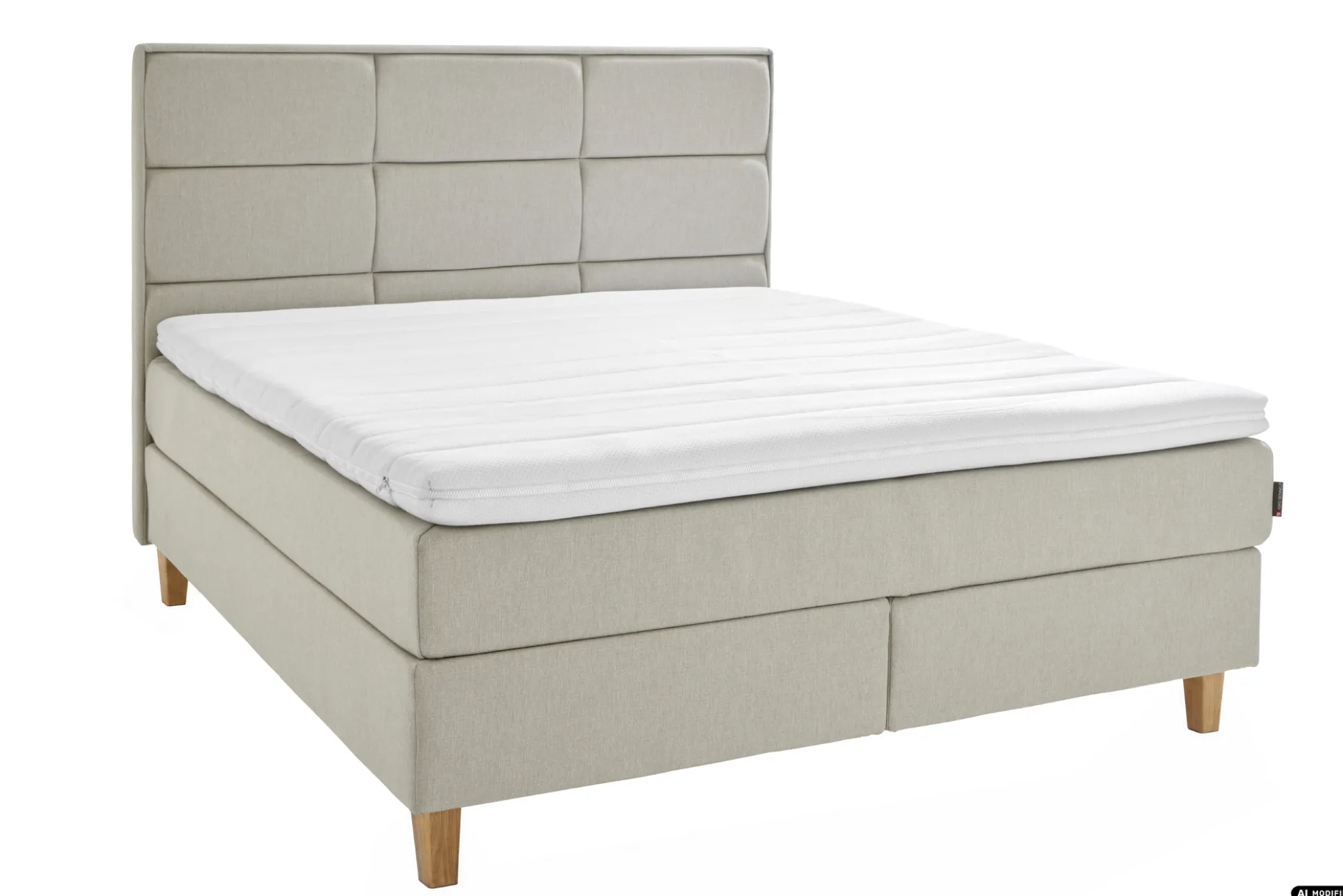 Asko Bonnell Dreamflow (jenkkisänky vyöhyke 160x200cm hard beige (sis. 6cm älyvaahto pp + isoruutu pääty))