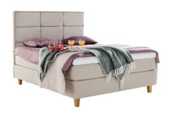 Asko Bonnell Dreamflow (jenkkisänky vyöhyke 160x200cm hard beige (sis. 6cm älyvaahto pp + isoruutu pääty))