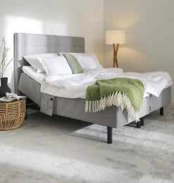 Asko Bonnell Dreamflow (moottorisänky vyöhyke 160x200cm hard harmaa (sis. 8cm älyvaahto pp + pikkuruutu pääty))