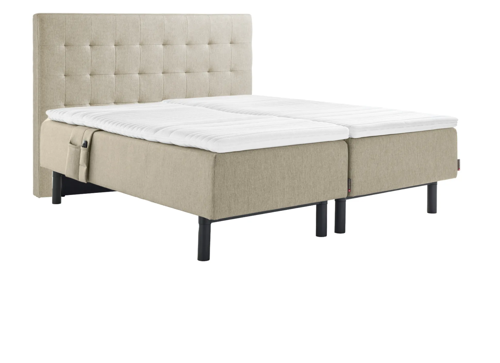 Asko Bonnell Dreamflow (moottorisänky vyöhyke 180x200cm hard beige (sis. 6cm älyvaahto pp + pikkuruutu pääty))
