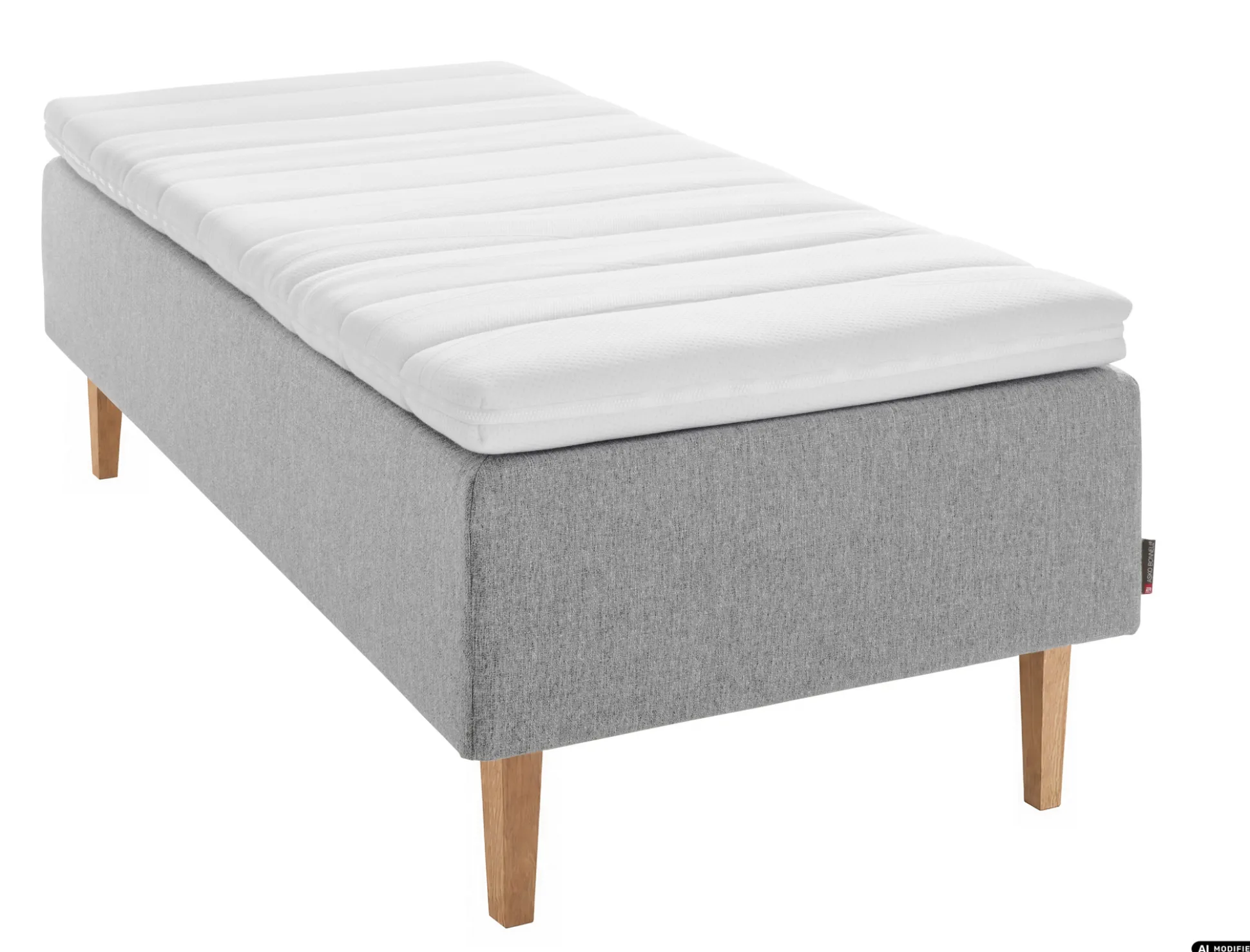 Asko Bonnell Dreamflow (runkopatja 80x200cm medium, harmaa sis. 6cm älyvaahto-petauspatja)