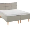 Asko Bonnell Dreamflow (runkopatja 180x210cm medium, beige sis. 8cm älyvaahto-petauspatja + isoruutu-pääty)