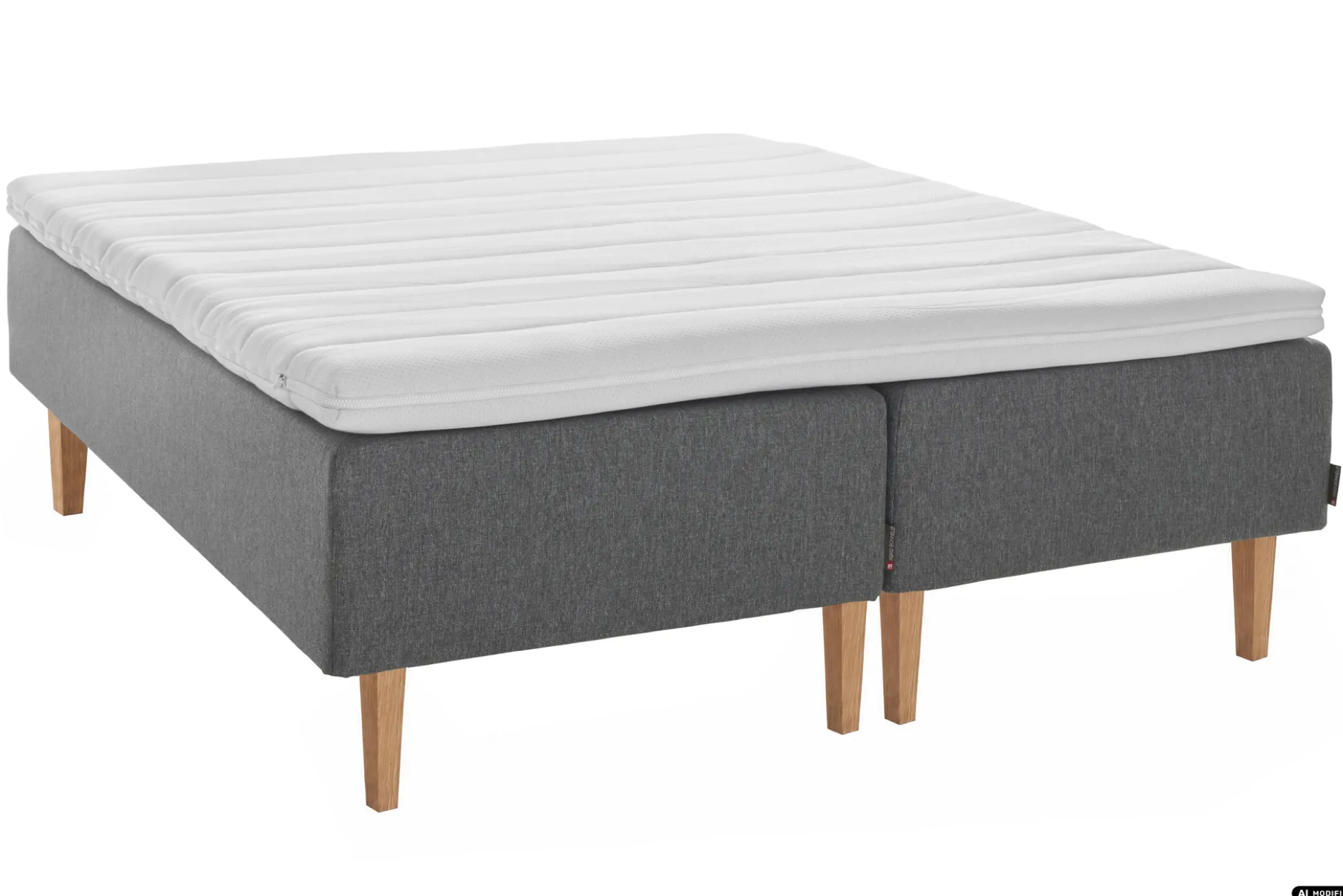 Asko Bonnell Dreamflow (runkopatja 180x200cm medium/hard, tummanharmaa sis. 6cm älyvaahto-petauspatja)
