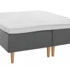 Asko Bonnell Dreamflow (runkopatja 180x210cm medium/hard, tummanharmaa sis. 8cm älyvaahto-petauspatja)