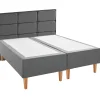 Asko Bonnell Dreamflow (runkopatja 180x210cm medium/hard, tummanharmaa sis. isoruutu-pääty (ei sis. petauspatjaa))
