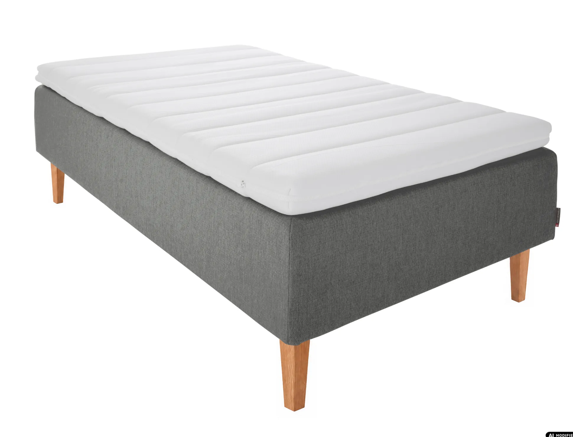 Asko Bonnell Dreamflow (runkopatja 120x200cm medium, tummanharmaa sis. 6cm älyvaahto-petauspatja)