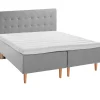 Asko Bonnell Dreamflow (runkopatja 180x200cm medium/hard, harmaa sis. 8cm älyvaahto-petauspatja + pikkuruutu-pääty)