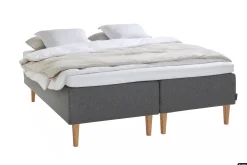 Asko Bonnell Dreamflow (runkopatja 160x200cm hard, tummanharmaa sis. 8cm älyvaahto-petauspatja)