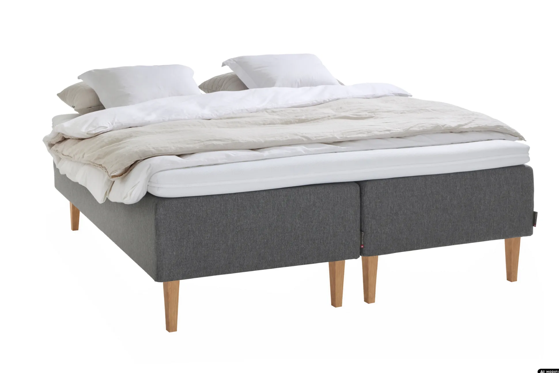 Asko Bonnell Dreamflow (runkopatja 180x210cm hard, tummanharmaa (ei sis. petauspatjaa))
