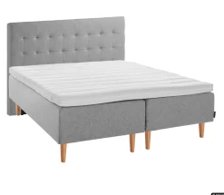 Asko Bonnell Dreamflow (runkopatja 180x210cm medium/hard, harmaa sis. 8cm älyvaahto-petauspatja + pikkuruutu-pääty)