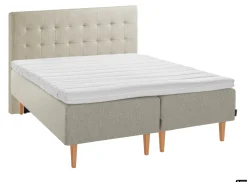 Asko Bonnell Dreamflow (runkopatja 180x210cm medium, beige sis. 8cm älyvaahto-petauspatja + pikkuruutu-pääty)