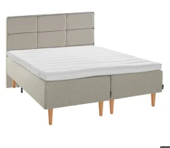 Asko Bonnell Dreamflow (runkopatja 180x200cm medium/hard, beige sis. 6cm älyvaahto-petauspatja + isoruutu-pääty)