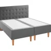 Asko Bonnell Dreamflow (runkopatja 180x210cm medium/hard, tummanharmaa sis. pikkuruutu-pääty (ei sis. petauspatjaa))