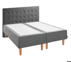 Asko Bonnell Dreamflow (runkopatja 180x210cm medium/hard, tummanharmaa sis. pikkuruutu-pääty (ei sis. petauspatjaa))