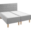Asko Bonnell Dreamflow (runkopatja 180x210cm medium/hard, harmaa sis. pikkuruutu-pääty (ei sis. petauspatjaa))