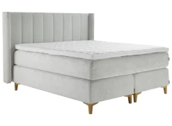 Asko Bonnell Harmony (jenkkisänky 160x200cm hard/hard, Unic 2 luonnonvalkoinen, sis. Harmony-petauspatja + pääty)