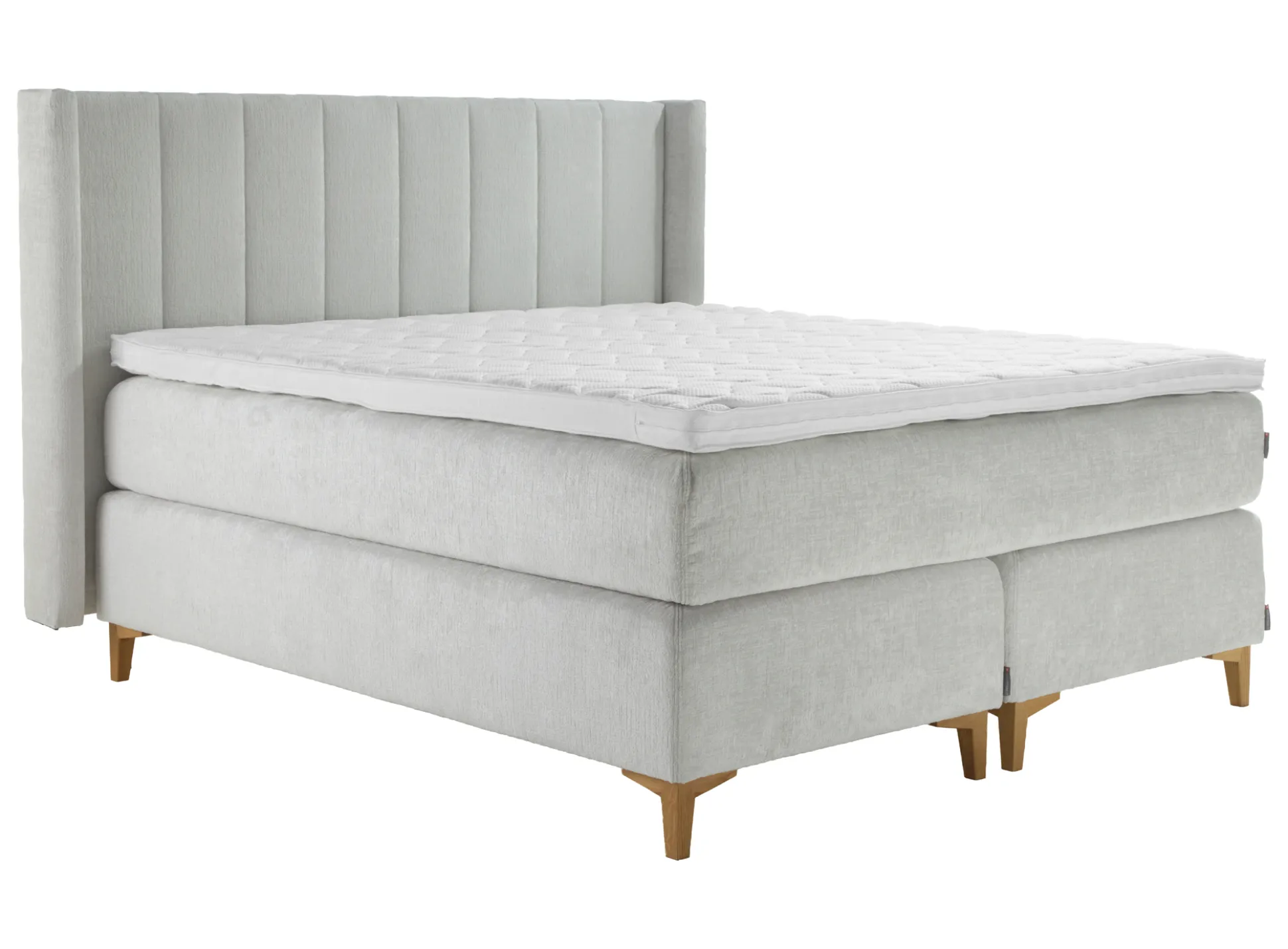 Asko Bonnell Harmony (jenkkisänky 160x200cm hard/hard, Unic 2 luonnonvalkoinen, sis. Harmony-petauspatja + pääty)