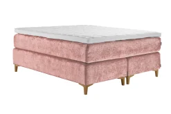 Asko Bonnell Harmony (jenkkisänky 160x200cm hard/hard, Unic 19 roosa, sis. Comfort-petauspatja)