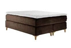 Asko Bonnell Harmony (jenkkisänky 160x200cm hard/hard, Unic 9 tummanruskea, sis. Basic-petauspatja)