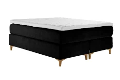 Asko Bonnell Harmony (jenkkisänky 160x200cm hard/hard, Unic 26 musta, sis. Supersoft-petauspatja)
