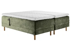 Asko Bonnell Harmony (moottorisänky 180x200cm medium/medium, Unic 15 tummanvihreä, sis. Superhard-petauspatja + pääty)
