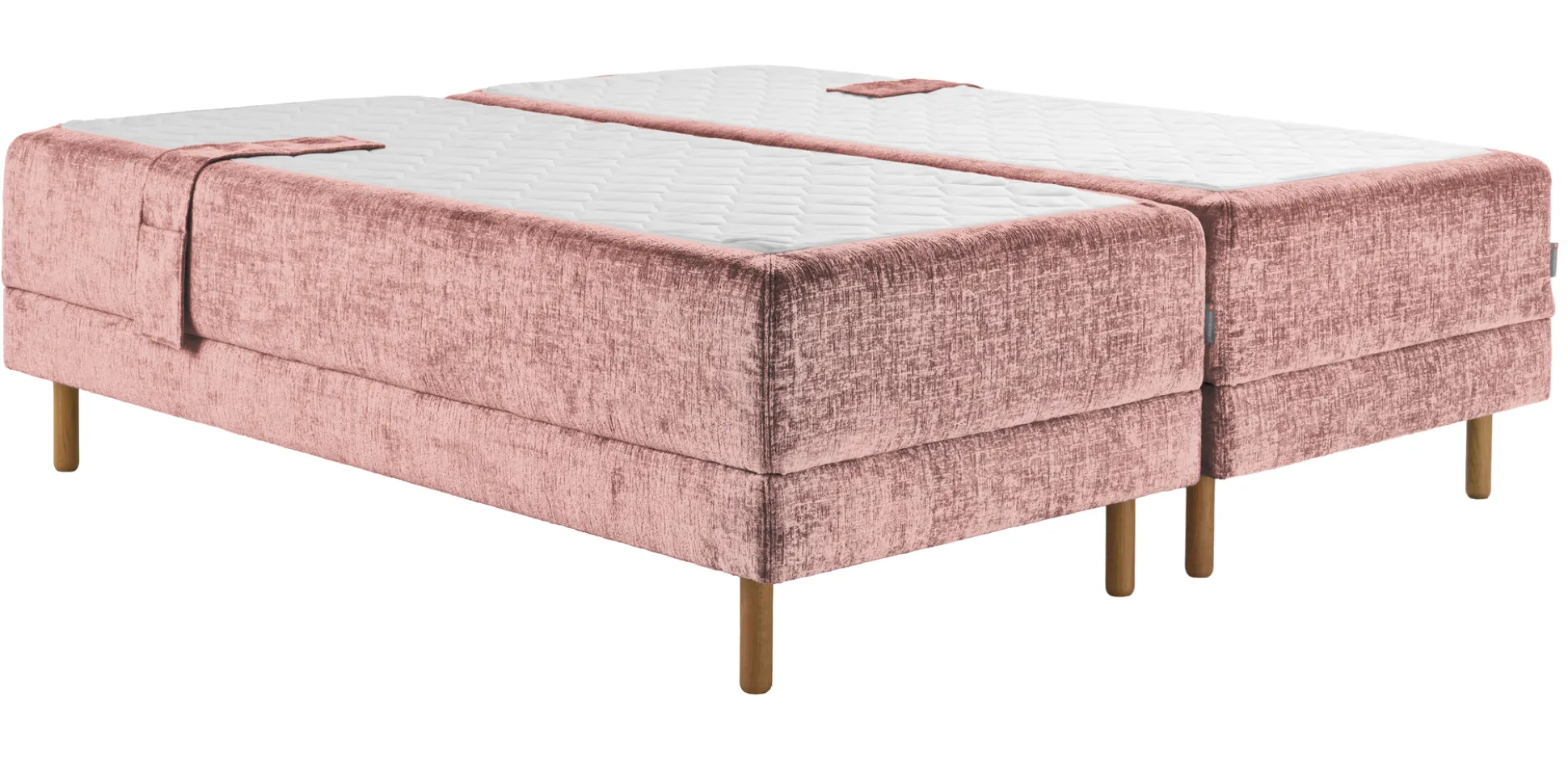 Asko Bonnell Harmony (moottorisänky 180x200cm hard/hard, Unic 19 roosa (ei sis. petauspatjaa))