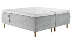 Asko Bonnell Harmony (moottorisänky 180x200cm medium/medium, Unic 23 vaaleanharmaa, sis. Supersoft-petauspatja)