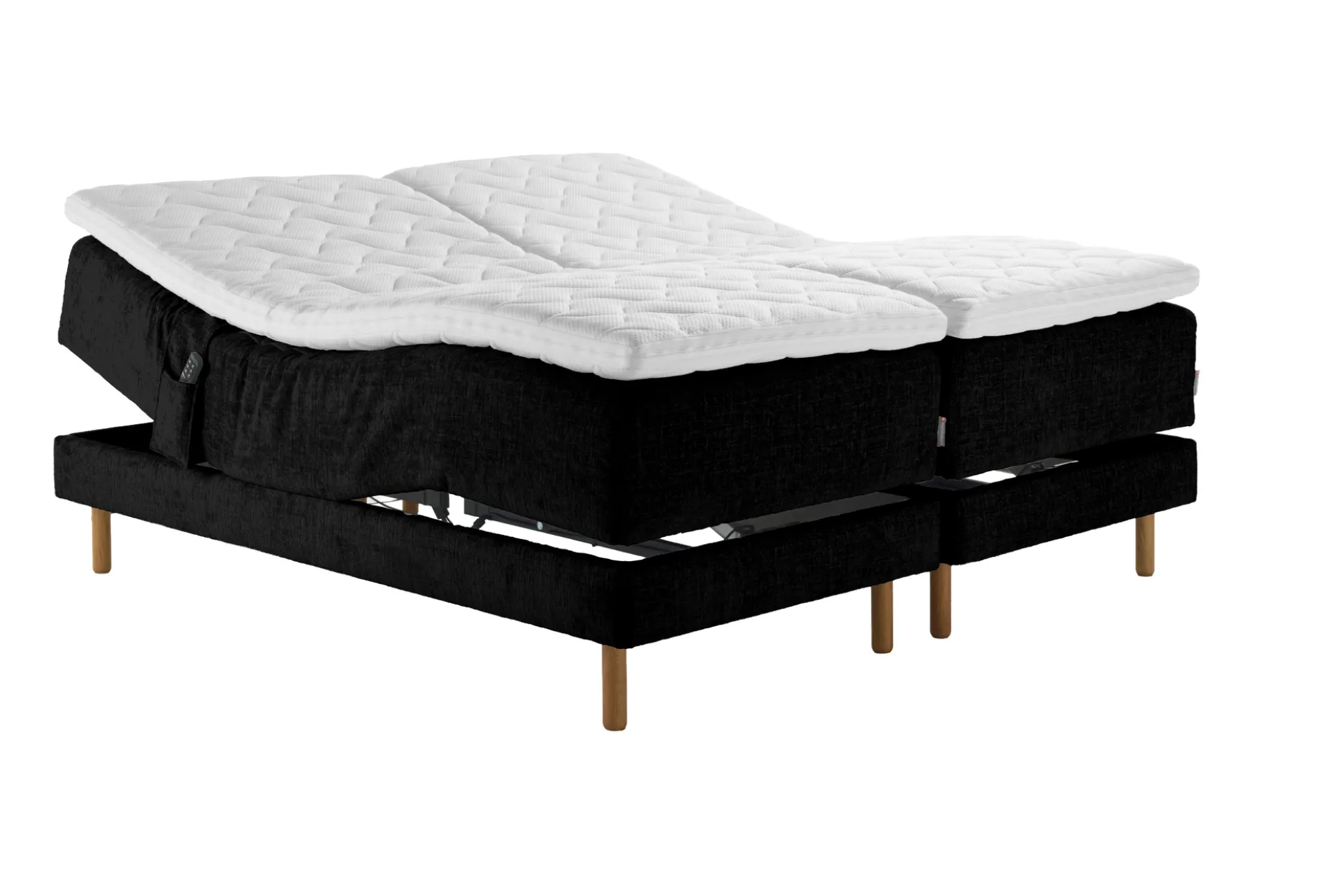 Asko Bonnell Harmony (moottorisänky 180x200cm medium/hard, Unic 26 musta, sis. Supersoft-petauspatja)
