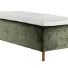 Asko Bonnell Harmony (runkopatja 80x200cm medium, Unic 15 tummanvihreä, sis. Basic-petauspatja)