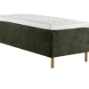 Asko Bonnell Harmony (runkopatja 90x200cm medium, Unic 15 tummanvihreä, sis. Basic-petauspatja)