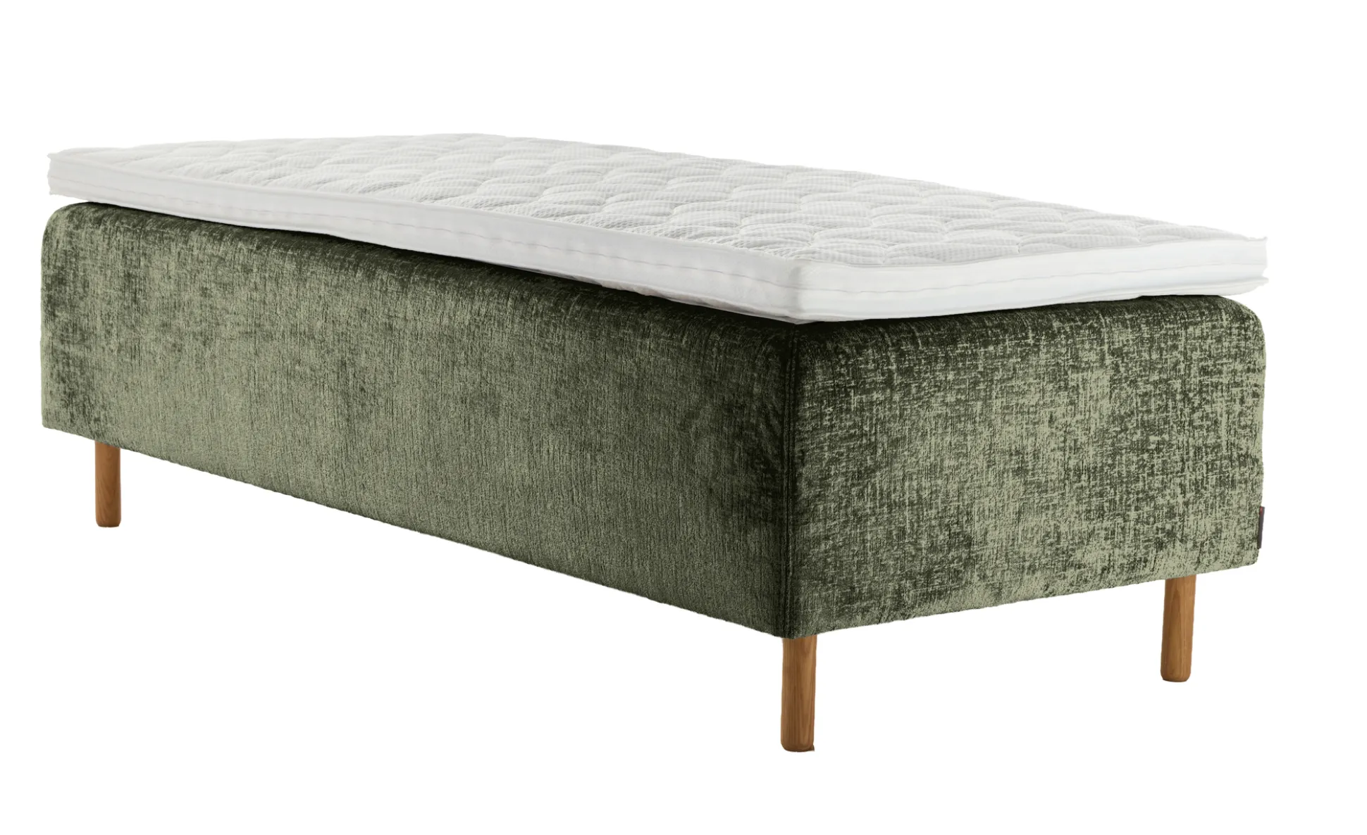 Asko Bonnell Harmony (runkopatja 80x200cm hard, Unic 15 tummanvihreä, sis. Comfort-petauspatja)