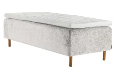 Asko Bonnell Harmony (runkopatja 80x200cm hard, Unic 23 vaaleanharmaa, sis. Basic-petauspatja)