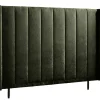 Asko Bonnell Harmony (runkopatja 180x200cm hard/hard, Unic 15 tummanvihreä, sis. pääty (ei sis. petauspatjaa))