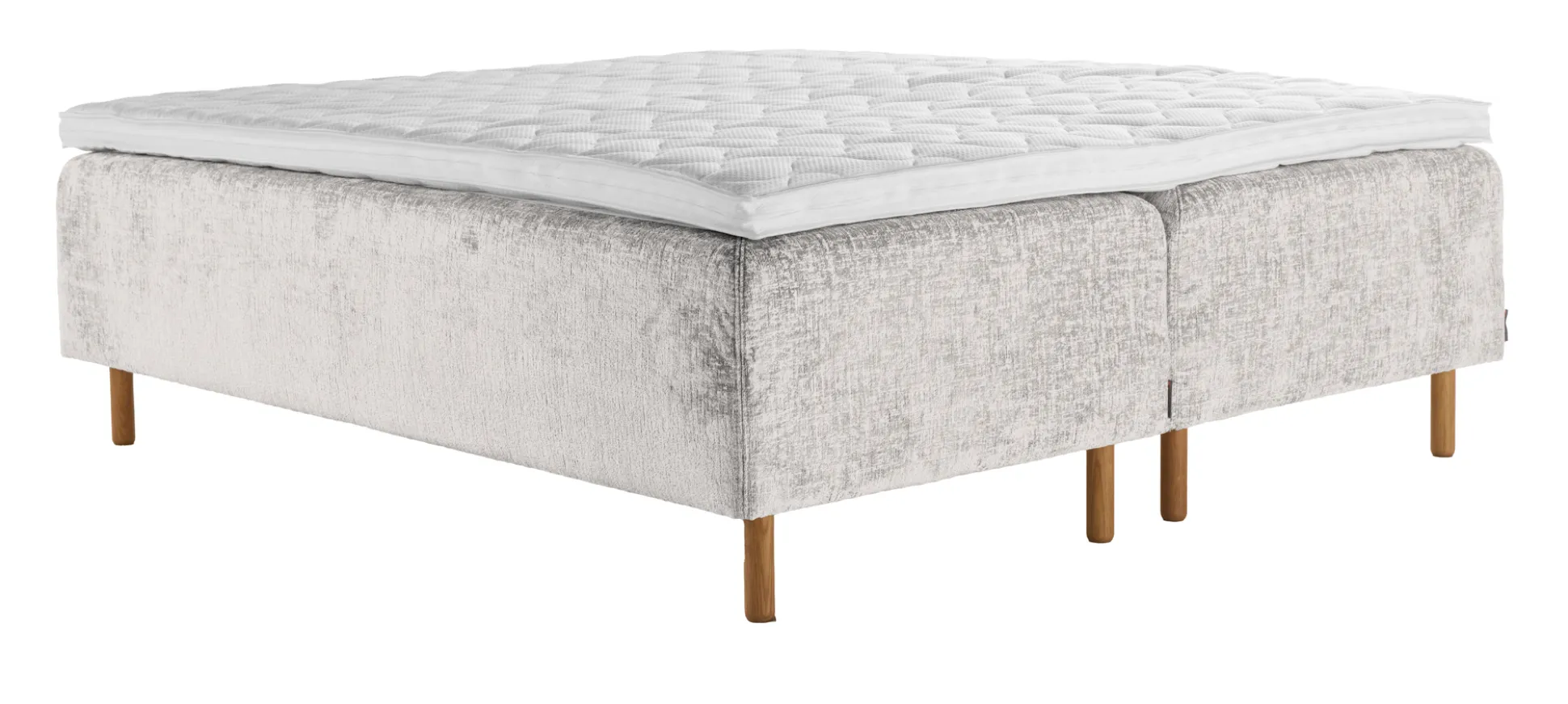 Asko Bonnell Harmony (runkopatja 180x200cm medium/medium, Unic 23 vaaleanharmaa, sis. Harmony-petauspatja)