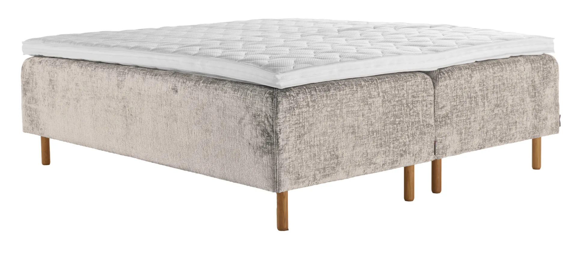 Asko Bonnell Harmony (runkopatja 180x200cm medium/medium, Unic 21 harmaanruskea, sis. Basic-petauspatja)