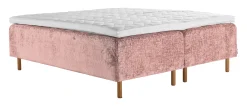 Asko Bonnell Harmony (runkopatja 180x200cm hard/hard, Unic 19 roosa, sis. Ergo-petauspatja + pääty)