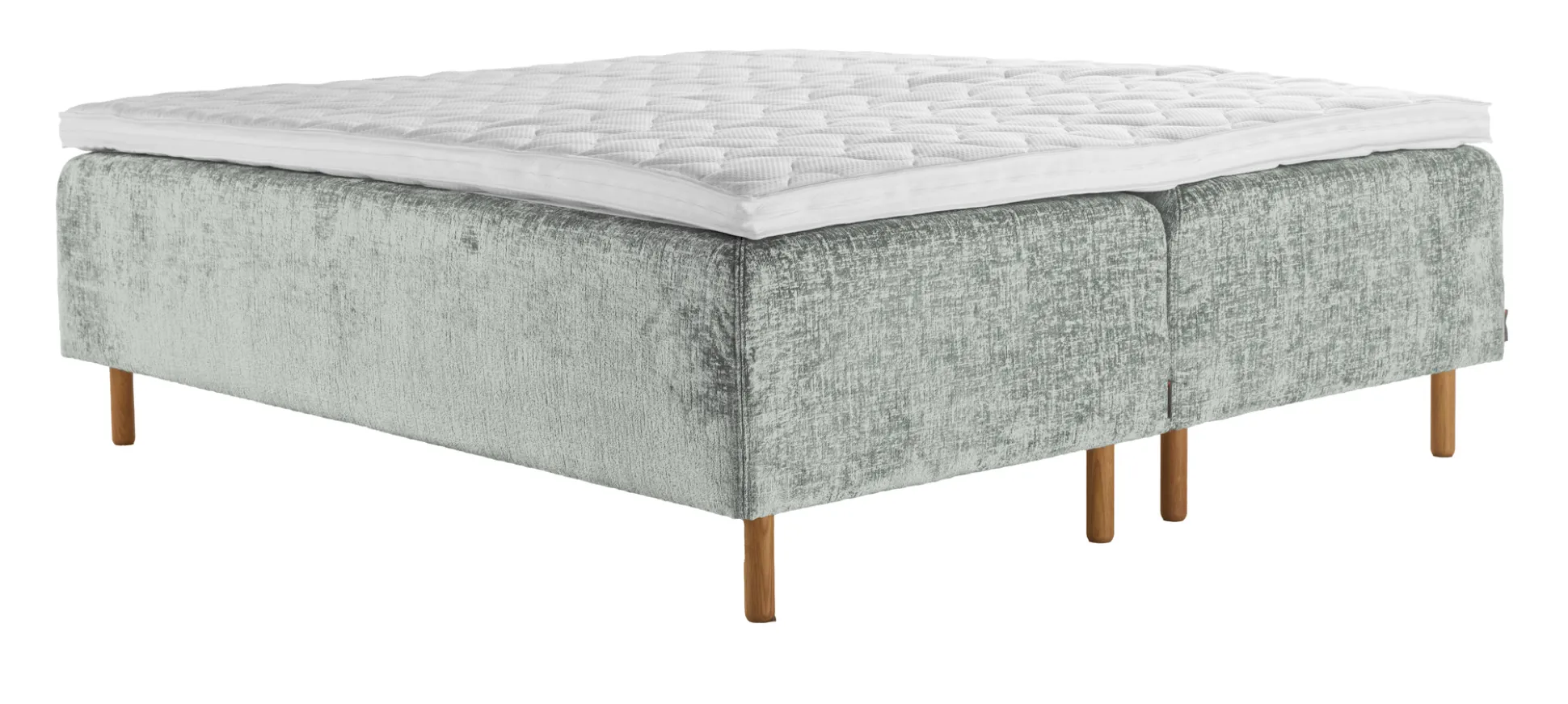 Asko Bonnell Harmony (runkopatja 180x200cm hard/hard, Unic 20 vaaleanvihreä, sis. Superhard-petauspatja)