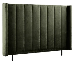 Asko Bonnell Harmony (runkopatja 160x200cm hard/hard, Unic 15 tummanvihreä, sis. pääty (ei sis. petauspatjaa))