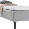 Asko Bonnell Relax (runkopatja 90x200cm hard, harmaa sis. 8cm älyvaahto-petauspatja)