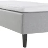Asko Bonnell Relax (runkopatja 90x210cm hard, harmaa sis. 8cm älyvaahto-petauspatja)