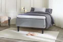 Asko Bonnell Relax (runkopatja 120x200cm medium, harmaa sis. 6cm älyvaahto-petauspatja)