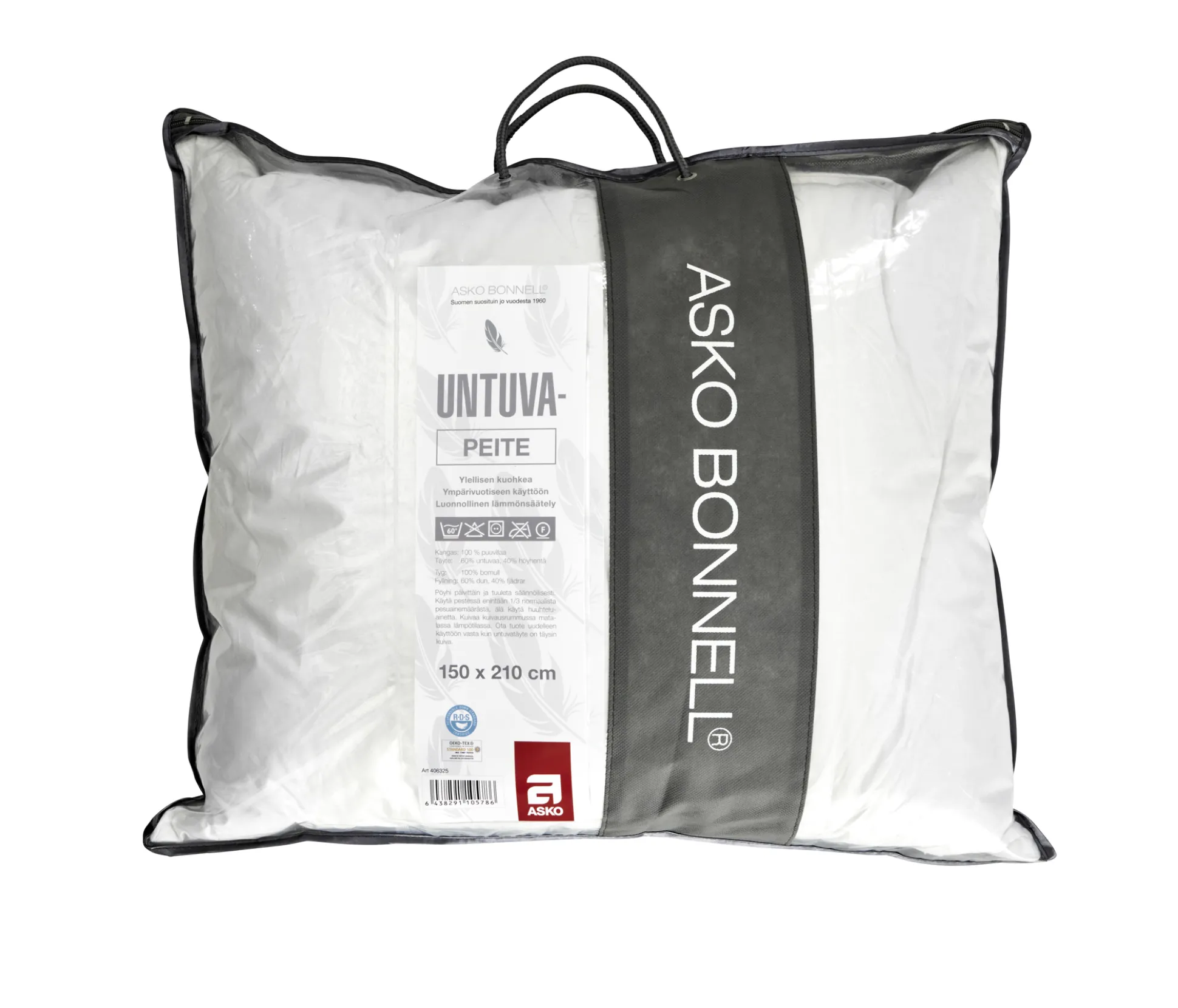 Asko Bonnell (untuvapeite 60/40 600g 150x210)