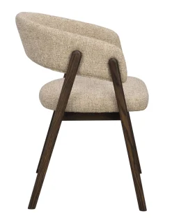 Barnaby (ruokatuoli käsinojilla tumma beige/ruskea)
