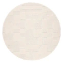 Domino (valkoinen 160 cm matto pyöreä)