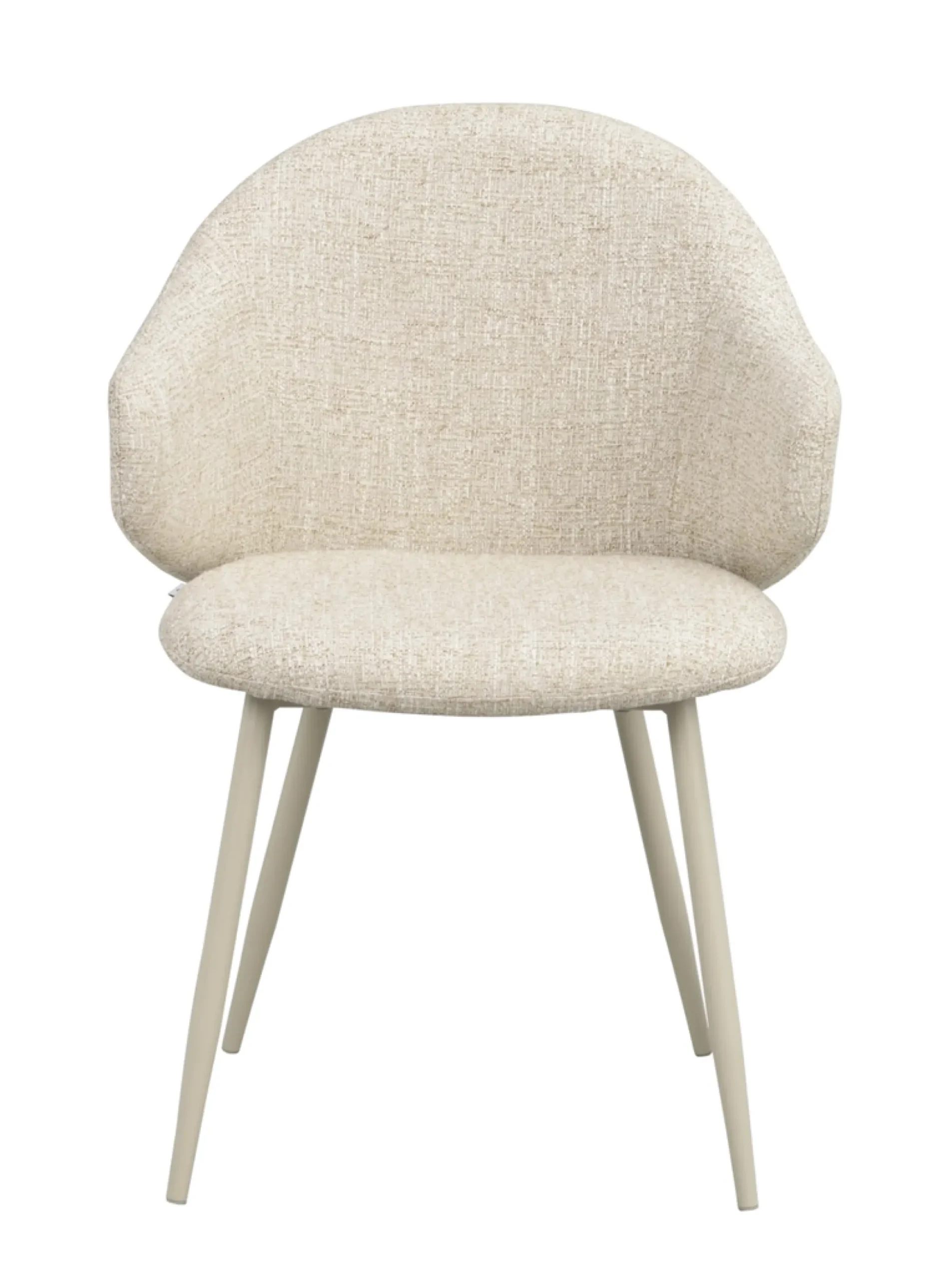 Drake (ruokatuoli käsinojilla vaalea beige kangas/beige metalli jalat)
